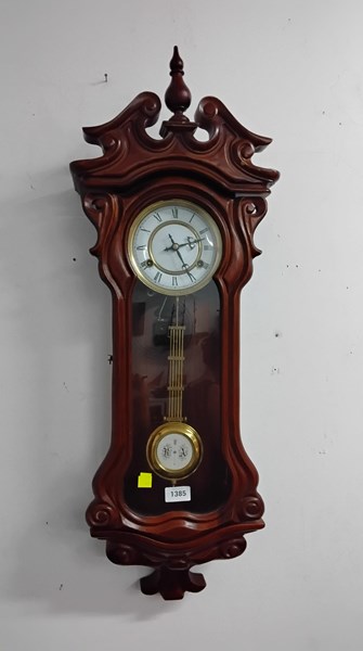 Lot 1385 - WALL CLOCK