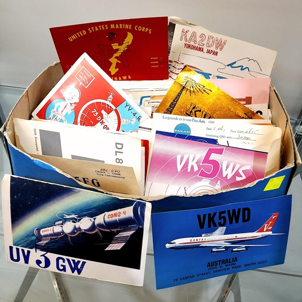 Lot 1345 - QSL CARDS