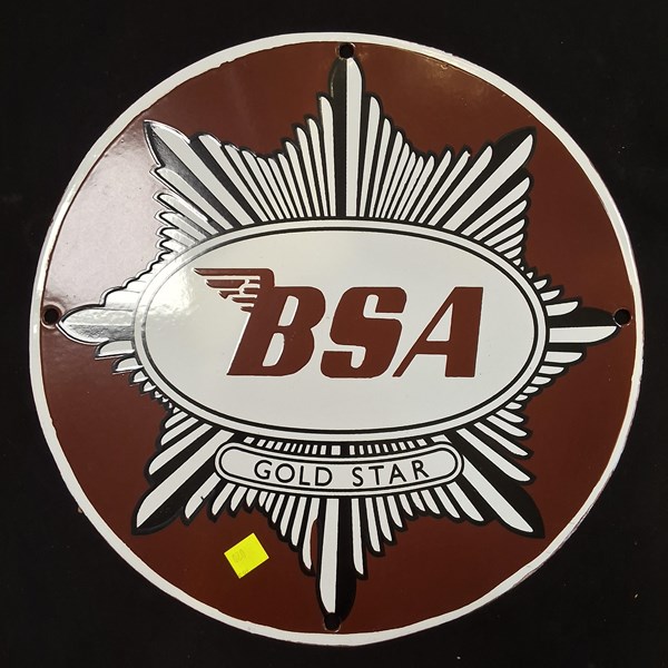 Lot 1183 - ENAMEL SIGN