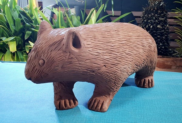 Lot 1247 - TERRACOTTA WOMBAT