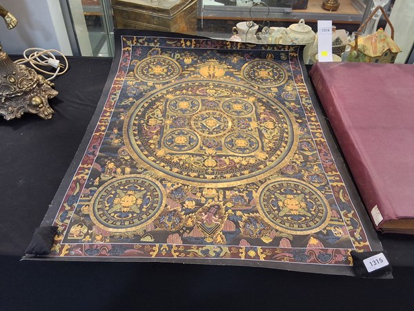 Lot 1315 - THANGKA PAINTING