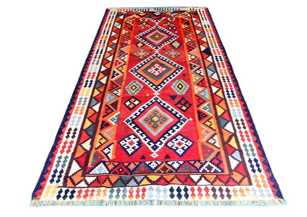 Lot 366 - FARS SHIRAZ KILIM RUG