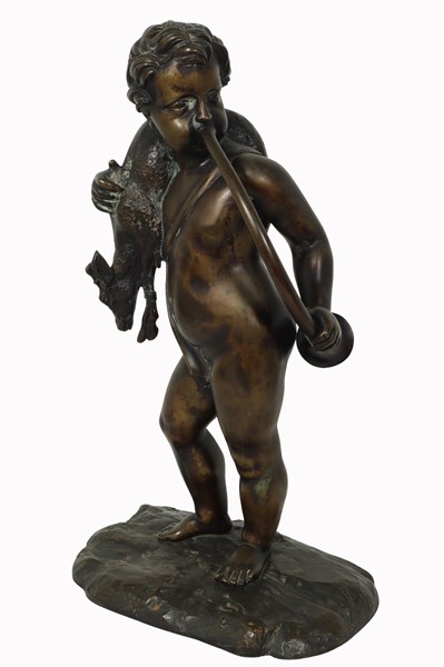 Lot 143 - BRONZE FIGURE