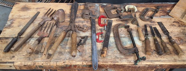 Lot 243 - VINTAGE TOOLS