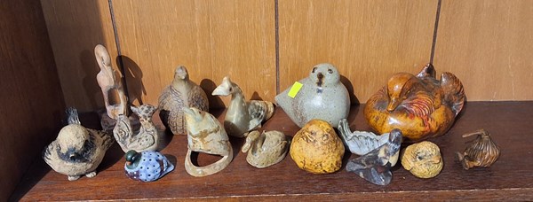 Lot 1361 - BIRD ORNAMENTS