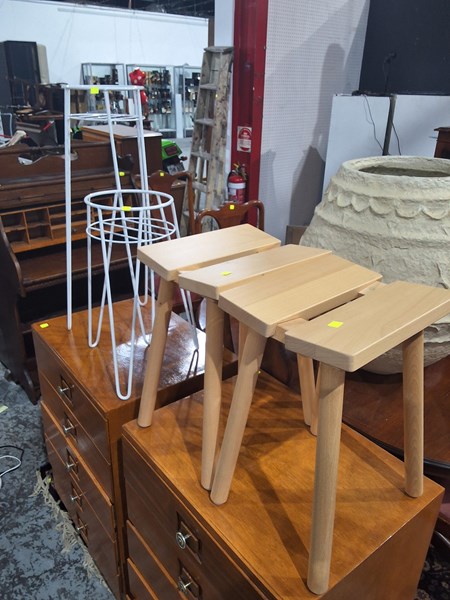 Lot 156 - STOOLS AND STANDS