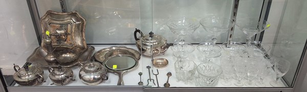 Lot 1548 - GLASSWARE AND METALWARE