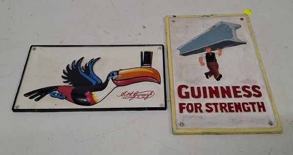 Lot 1360 - GUINNESS SIGNS