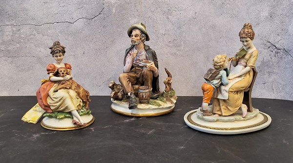 Lot 1294 - ITALIAN FIGURINES