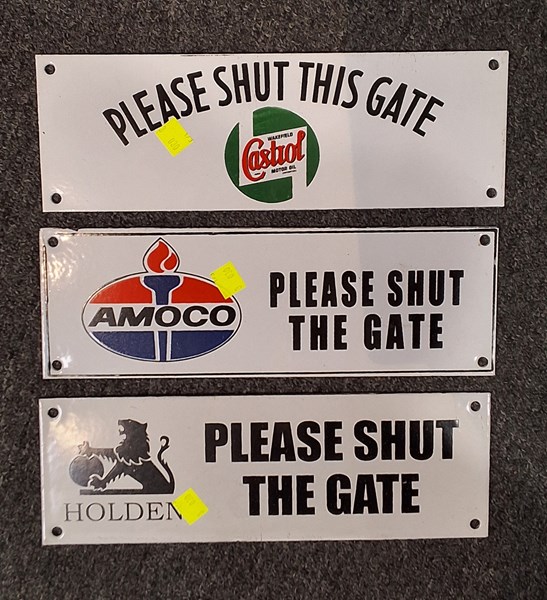 Lot 1507 - ENAMEL SIGNS