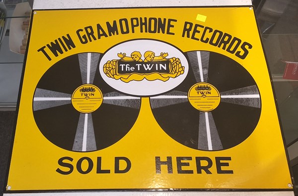 Lot 1407 - ENAMEL SIGN