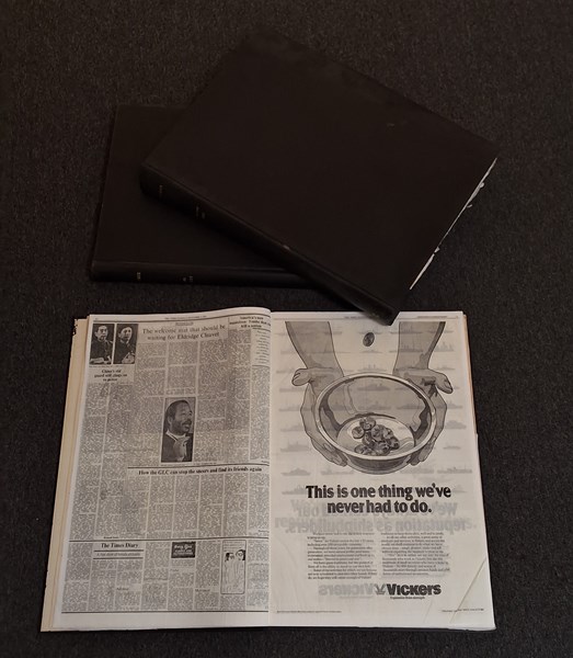 Lot 1272 - THE LONDON TIMES 1969-77.
