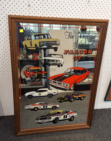 Lot 1174 - BAR MIRROR