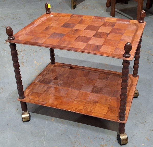 Lot 348 - TROLLEY TABLE