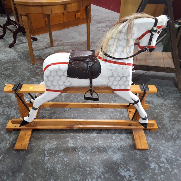 Lot 113 - ROCKING HORSE