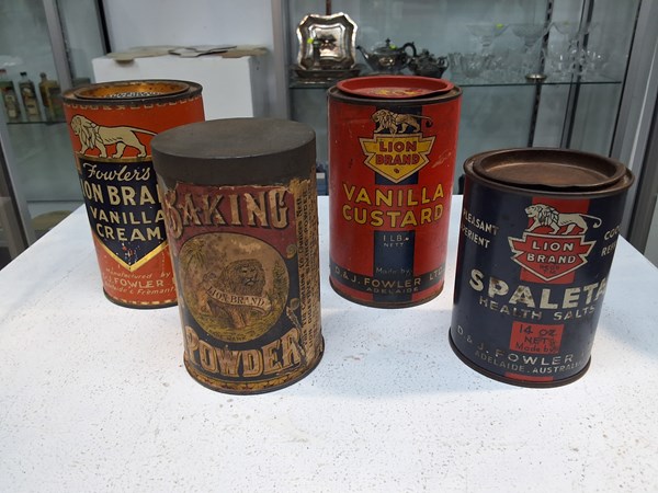 Lot 1100 - FOWLER TINS