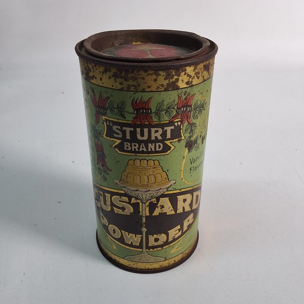 Lot 1109 - STURT CUSTARD POWDER TIN