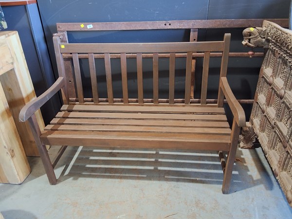 Lot 397 - GARDEN BENCH