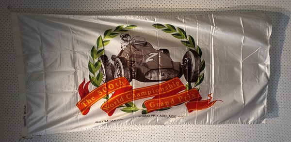 Lot 55 - TWO GRAND PRIX FLAGS