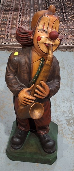 Lot 217 - CLOWN PLAYING SAX
