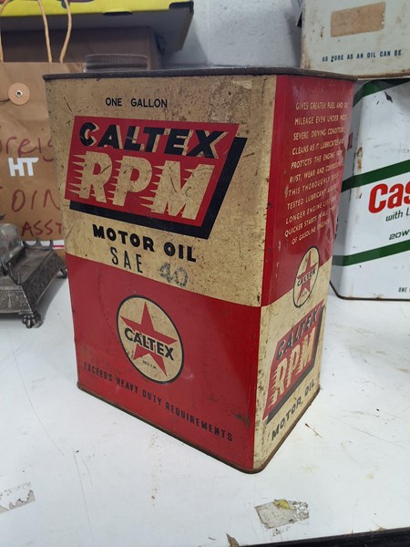 Lot 1127 - CALTEX OIL TIN
