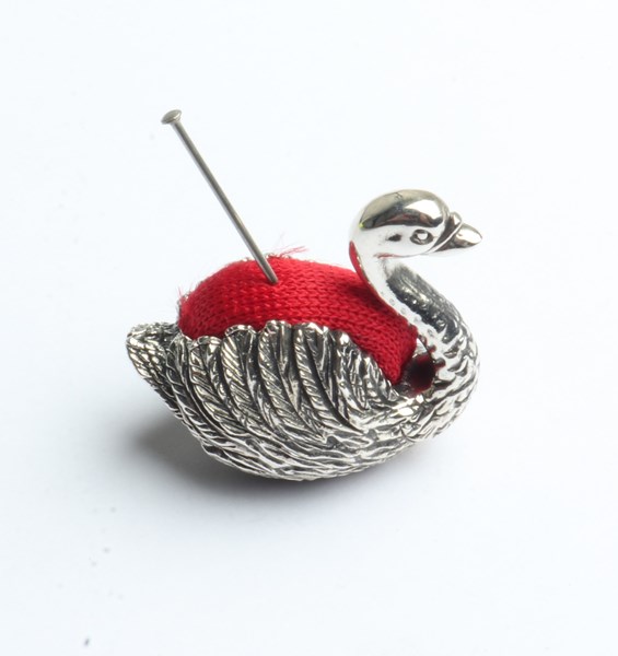Lot 1059 - SILVER PIN CUSHION