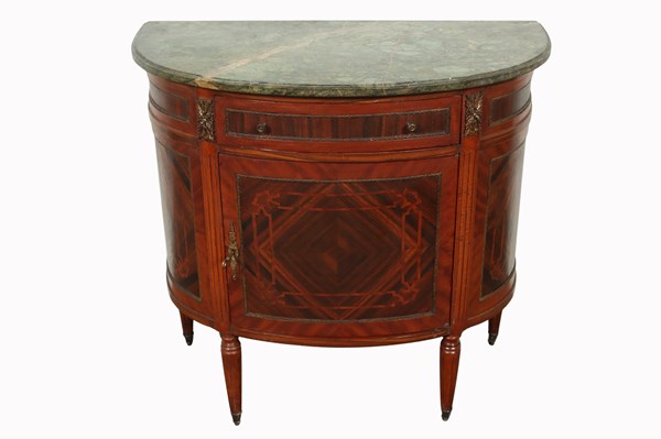 Lot 110 - DEMILUNE COMMODE