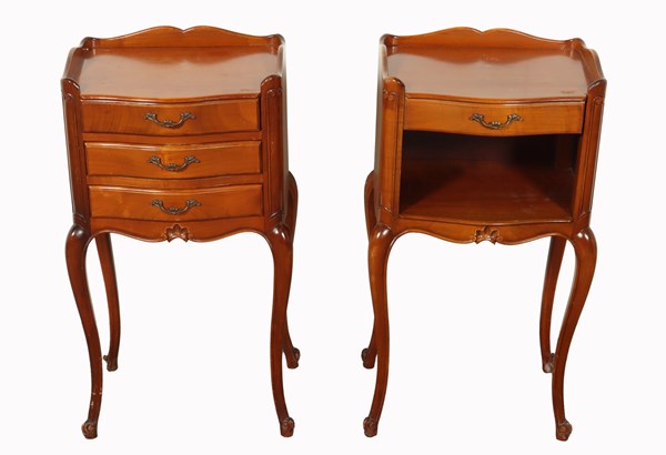 Lot 111 - PAIR OF BEDSIDE TABLES