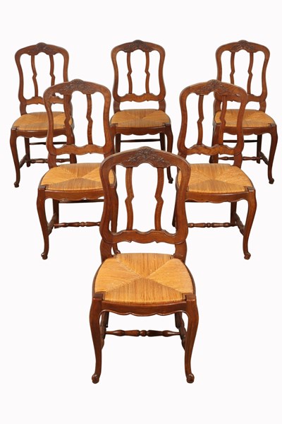 Lot 186 - SET OF OAK DINING CHAIRS