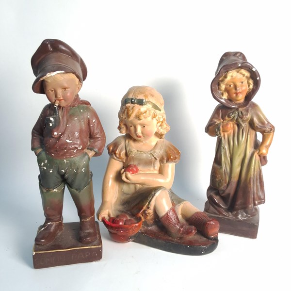 Lot 1236 - PLASTER FIGURES