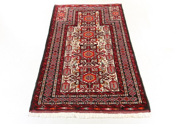Lot 10 - BALUCHI PRAYER RUG