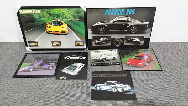 Lot 404 - CAR POSTERS