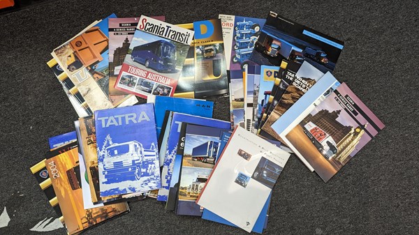 Lot 1277 - TRUCK AND BUS SALES BROCHURES
