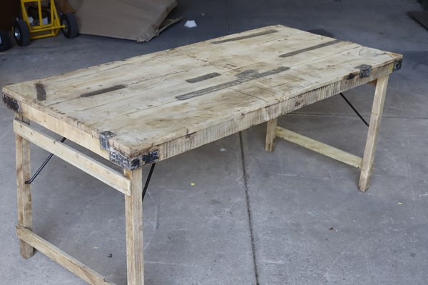 Lot 151 - TRESTLE TABLE