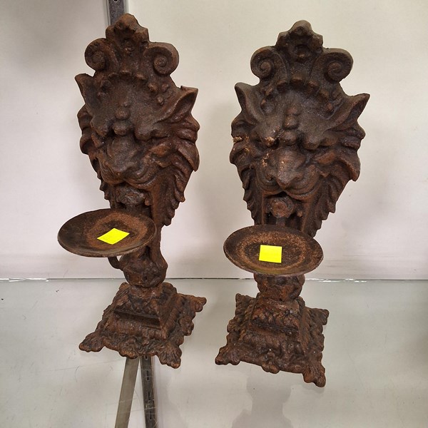 Lot 1334 - CANDLE STANDS