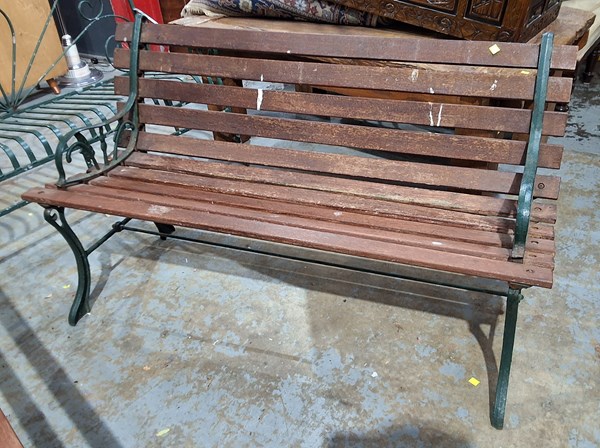 Lot 430 - GARDEN BENCH