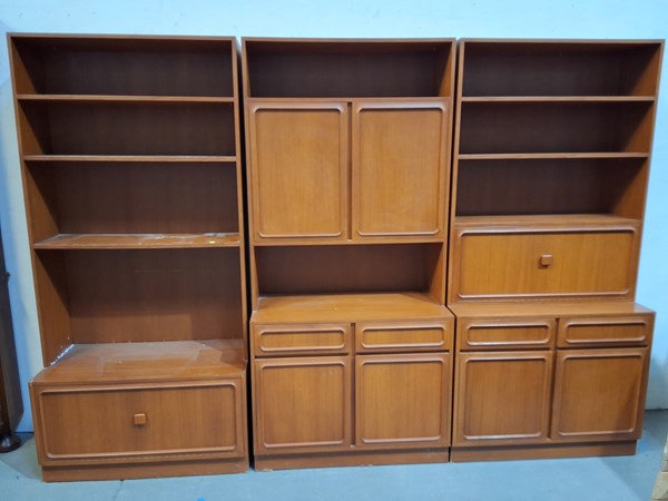 Lot 26 - THREE PIECE WALL UNIT