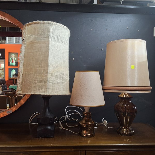Lot 171 - THREE LAMPS