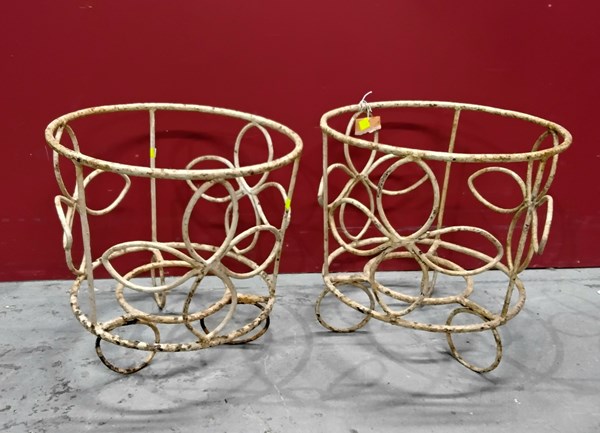 Lot 140 - PAIR OF PLANTERS