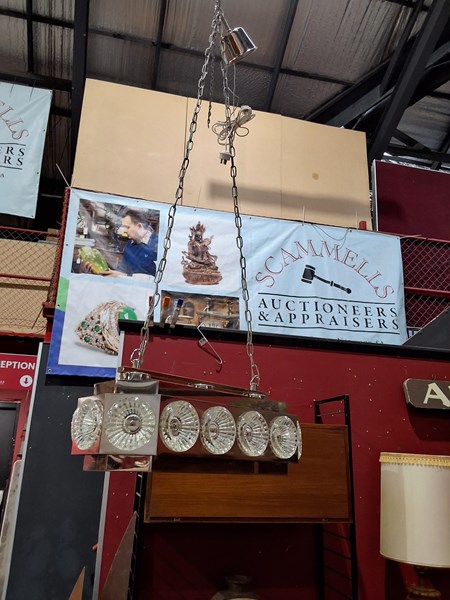 Lot 25 - MID-CENTURY HANGING LIGHT