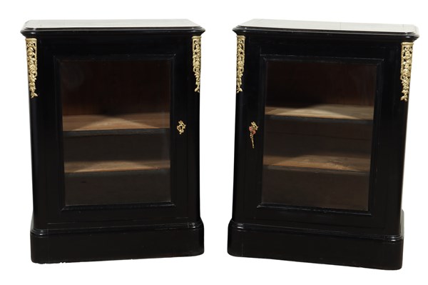 Lot 290 - PAIR OF DISPLAY CABINETS