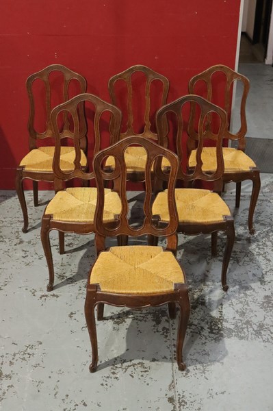 Lot 84 - SET OF OAK DINING CHAIRS