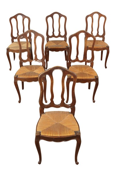 Lot 76 - SET OF DINING CHAIRS