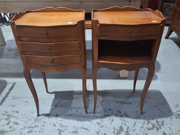 Lot 103 - PAIR OF BEDSIDES