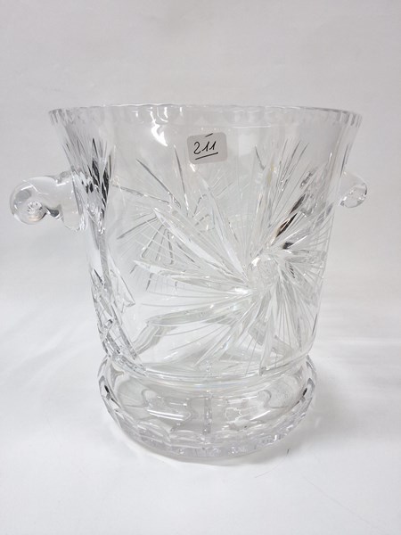 Lot 1395 - CRYSTAL CHAMPAGNE BUCKET