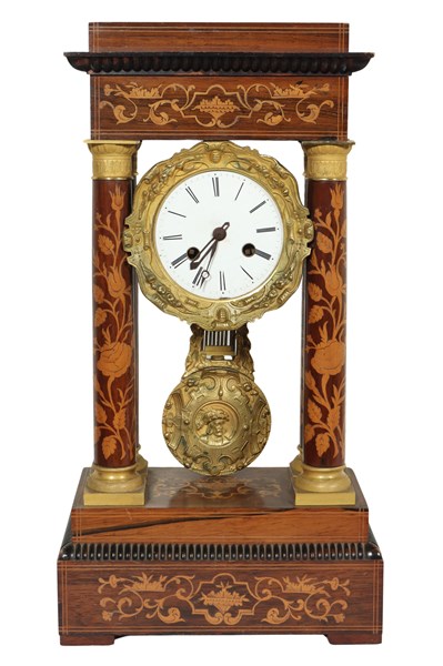 Lot 35 - PORTICO CLOCK