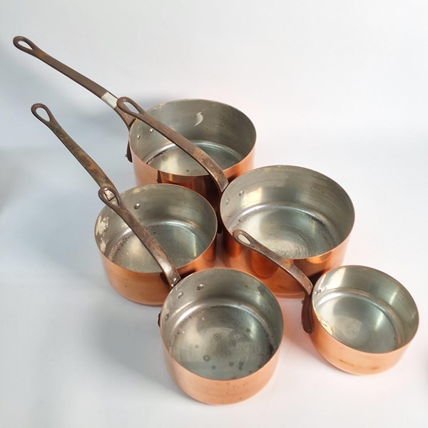 Lot 1280 - COPPER PANS