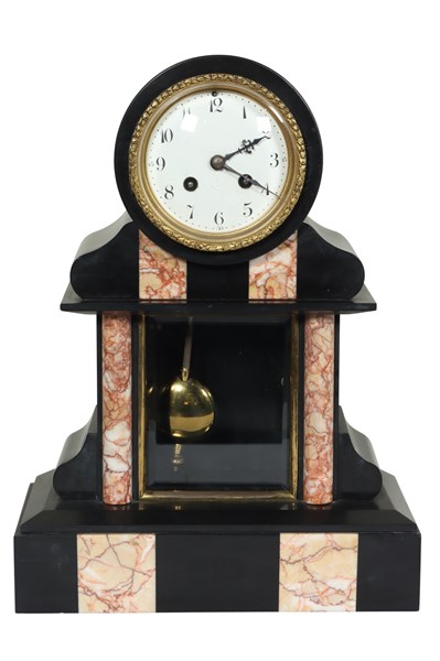 Lot 12 - DRUM HEAD MANTEL CLOCK