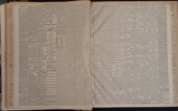 Lot 1449 - THE SA ADVERTISER 1893.