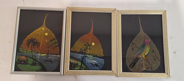 Lot 1278 - PAINTED LEAVES